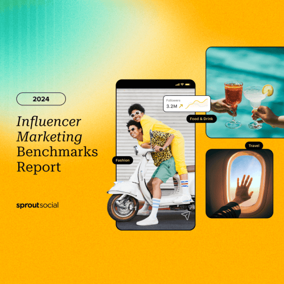 Exemple de création d'idées de messages que vos employés peuvent utiliser pour les partager sur LinkedIn, X (anciennement Twitter), Facebook et Instagram, dans Employee Advocacy par Sprout Social.​​ 
